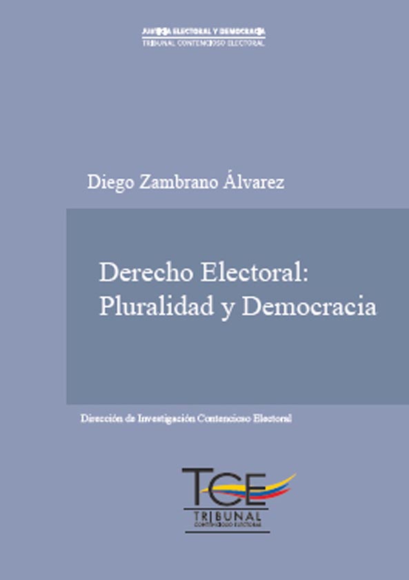 portada derecho electoral pluralidad y democracia