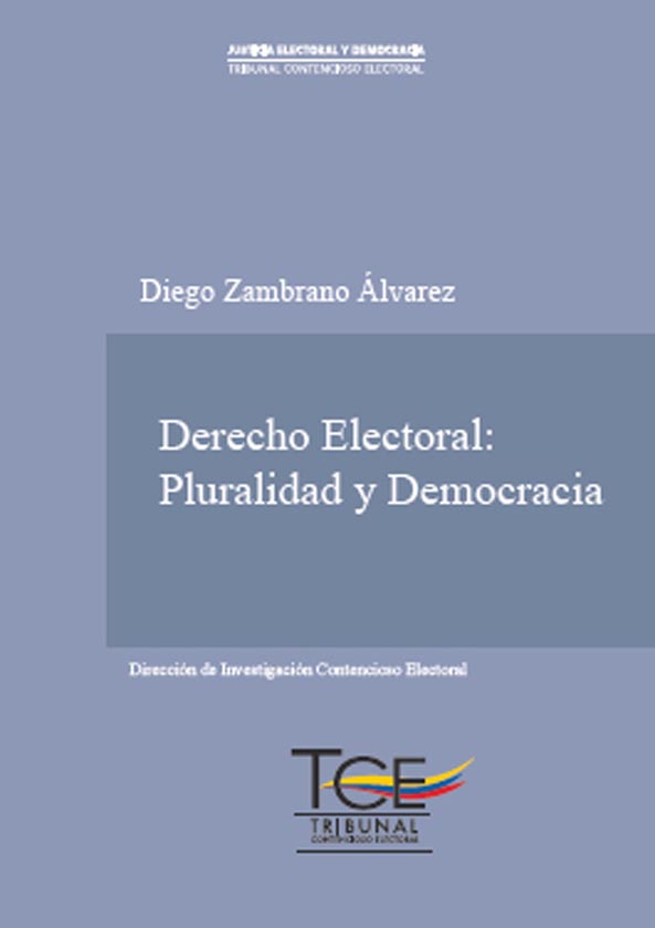 portada derecho electoral pluralidad y democracia