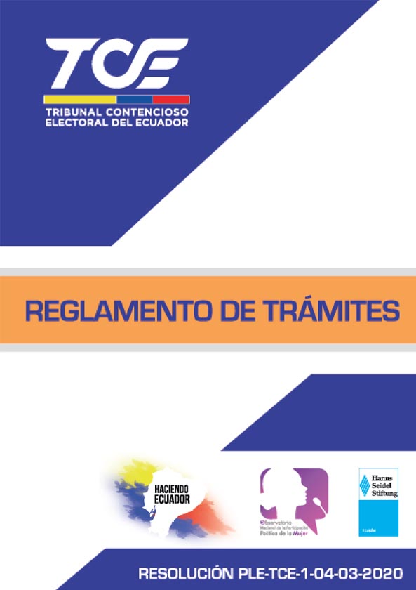 portada reglamento tramites