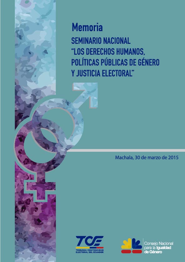 portada memoria seminario nacional los derechos humanos politicas publicas de genero y justicia electoral